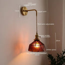 GobekUsa LED Wall Lamps: Nordic Modern Style for Bedroom, Bathroom, Restaurant with Pull Chain Switch