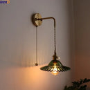 GobekUsa LED Wall Lamps: Nordic Modern Style for Bedroom, Bathroom, Restaurant with Pull Chain Switch