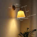 GobekUsa Ceramic Copper LED Wall Lamp for Bedroom Bedside Mirror Light