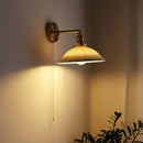 GobekUsa Ceramic Copper LED Wall Lamp for Bedroom Bedside Mirror Light