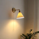 GobekUsa Ceramic Copper LED Wall Lamp for Bedroom Bedside Mirror Light