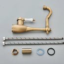 GobekUsa Brass Basin Waterfall Faucet Mixer Tap for Kitchen & Bathroom, Hot&Cold Mixer