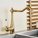 GobekUsa Brass Basin Waterfall Faucet Mixer Tap for Kitchen & Bathroom, Hot&Cold Mixer