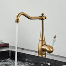 GobekUsa Brass Basin Waterfall Faucet Mixer Tap for Kitchen & Bathroom, Hot&Cold Mixer