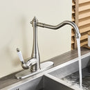 GobekUsa Brass Basin Waterfall Faucet Mixer Tap for Kitchen & Bathroom, Hot&Cold Mixer