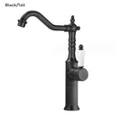 GobekUsa Gold Luxury Kitchen Faucet for Household Sink, Hot and Cold Water Mixer