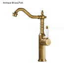 GobekUsa Gold Luxury Kitchen Faucet for Household Sink, Hot and Cold Water Mixer