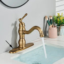 GobekUsa Brass Basin Faucet with Swivel Spout & Single Handle Deck Mount