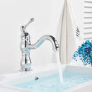 GobekUsa Brass Basin Faucet with Swivel Spout & Single Handle Deck Mount