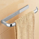Antique brass bathroom accessories set towel rings and rack by Decorbites