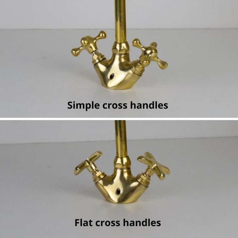 Antique Brass Bathroom Faucet - Unlacquered Brass Faucet