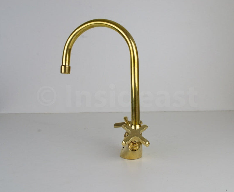 Antique Brass Bathroom Faucet - Unlacquered Brass Faucet