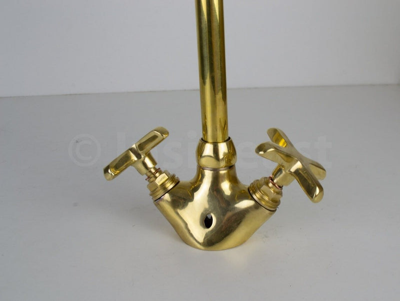 Antique Brass Bathroom Faucet - Unlacquered Brass Faucet