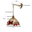 GobekUsa Butterfly Glass LED Wall Lights - Modern Nordic Style Bedside Lamp