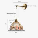 GobekUsa Butterfly Glass LED Wall Lights - Modern Nordic Style Bedside Lamp