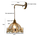 GobekUsa Butterfly Glass LED Wall Lights - Modern Nordic Style Bedside Lamp