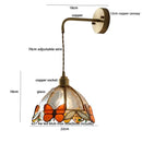 GobekUsa Butterfly Glass LED Wall Lights - Modern Nordic Style Bedside Lamp