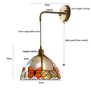 GobekUsa Butterfly Glass LED Wall Lights - Modern Nordic Style Bedside Lamp