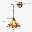 GobekUsa Butterfly Glass LED Wall Lights - Modern Nordic Style Bedside Lamp