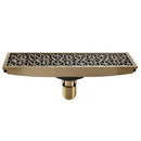 GobekUsa Euro Antique Brass Art Carved Floor Drain Cover DL8547