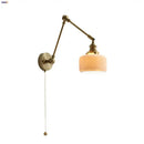 Antique brass ceramic copper led wall light bedroom sconce by Decorbites