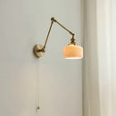 Antique brass ceramic copper led wall light bedroom sconce by Decorbites