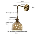 GobekUsa Ceramic LED Wall Light Balcony Bedroom Kitchen Modern Bedside Lamp