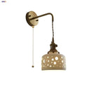 GobekUsa Ceramic LED Wall Light Balcony Bedroom Kitchen Modern Bedside Lamp