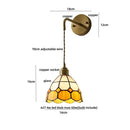 GobekUsa Ceramic LED Wall Lights with Pull Chain Switch for Restaurant and Bedside