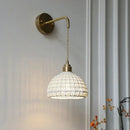 GobekUsa Ceramic LED Wall Lights with Pull Chain Switch for Restaurant and Bedside