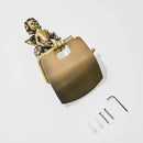 GobekUsa Classic Angel Gold Toilet Paper Holder Wall Mounted for Bathroom Home