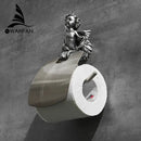 GobekUsa Classic Angel Gold Toilet Paper Holder Wall Mounted for Bathroom Home