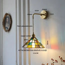 GobekUsa Clear Flower Acrylic LED Wall Lamp: Copper Modern Nordic Stair Light