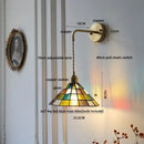 GobekUsa Clear Flower Acrylic LED Wall Lamp: Copper Modern Nordic Stair Light