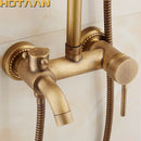 GobekUsa Concealed Wall Mounted Shower Faucet Mixer Control Valve for Antique Bath Tub