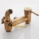 GobekUsa Concealed Wall Mounted Shower Faucet Mixer Control Valve for Antique Bath Tub