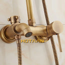 GobekUsa Concealed Wall Mounted Shower Faucet Mixer Control Valve for Antique Bath Tub