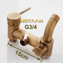 GobekUsa Concealed Wall Mounted Shower Faucet Mixer Control Valve for Antique Bath Tub