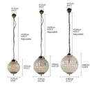 GobekUsa Crystal Empire Ball Chandelier for Living Room Bedroom Hotel