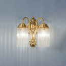 GobekUsa Simple Crystal Rod Wall Mount Light - Gold Sconce for Corridor