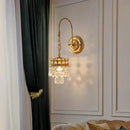 GobekUsa Crystal Wall Lamp: Luxury Lighting for Bedroom, Living Room, Hotel, Cafe, Lobby