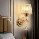 GobekUsa Crystal LED Wall Lamp for Home Decor - Modern Sconce Light Fixture for Living Room & Bedroom