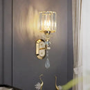 GobekUsa Crystal LED Wall Lamp for Home Decor - Modern Sconce Light Fixture for Living Room & Bedroom