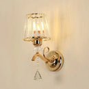 GobekUsa Crystal LED Wall Lamp for Home Decor - Modern Sconce Light Fixture for Living Room & Bedroom