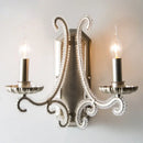 GobekUsa Crystal LED Chandelier: French Living Room Retro E14 Pendant Light for Home Decor