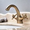 GobekUsa Dual Handle Brass Basin Faucet for Bathroom Vanity Sink