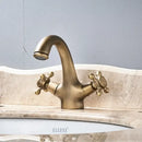GobekUsa Dual Handle Brass Basin Faucet for Bathroom Vanity Sink