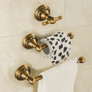 GobekUsa Bathroom Hardware Set: Antique Brass Wall Mounted Accessories for Toilet, Towel, and Robe