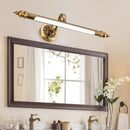 GobekUsa Modern Brass LED Wall Lamp for Vanity Mirror in Warm/White Light - 20"/24" Wide Tubular Design
