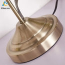 GobekUsa Glass Flower Led Desk Lamp, Dimmable Modern Table Lamp for Bedroom, Living Room